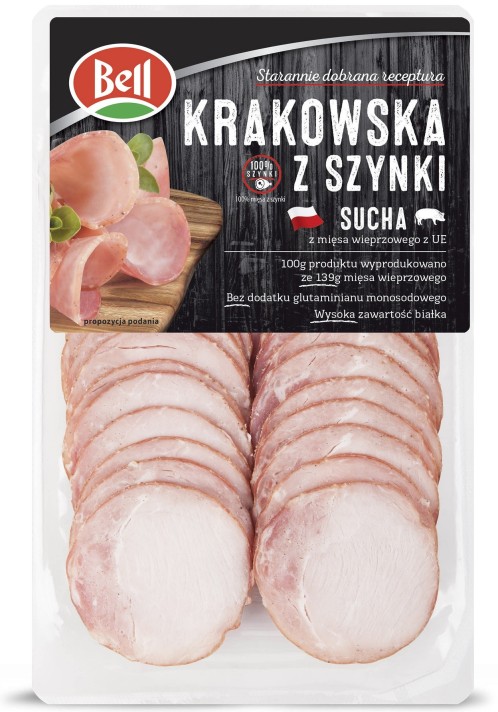 3052310 KIEŁBASA KRAKOWSKA SUCHA z szynki 80g